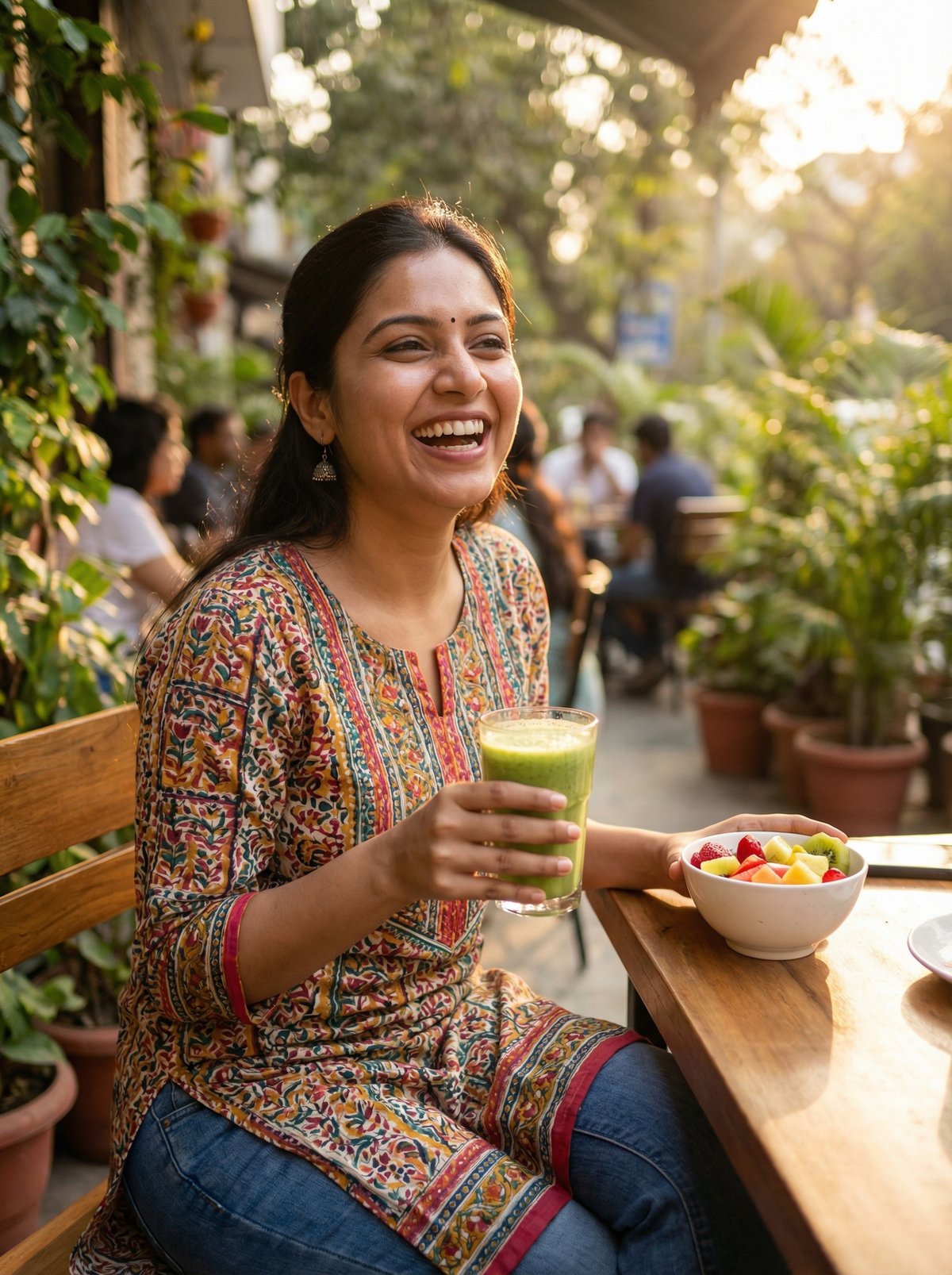 Healthy energetic person