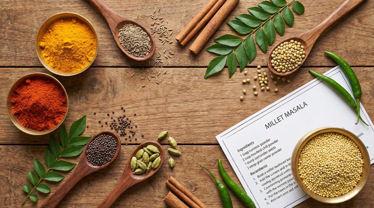 Colorful Indian spices