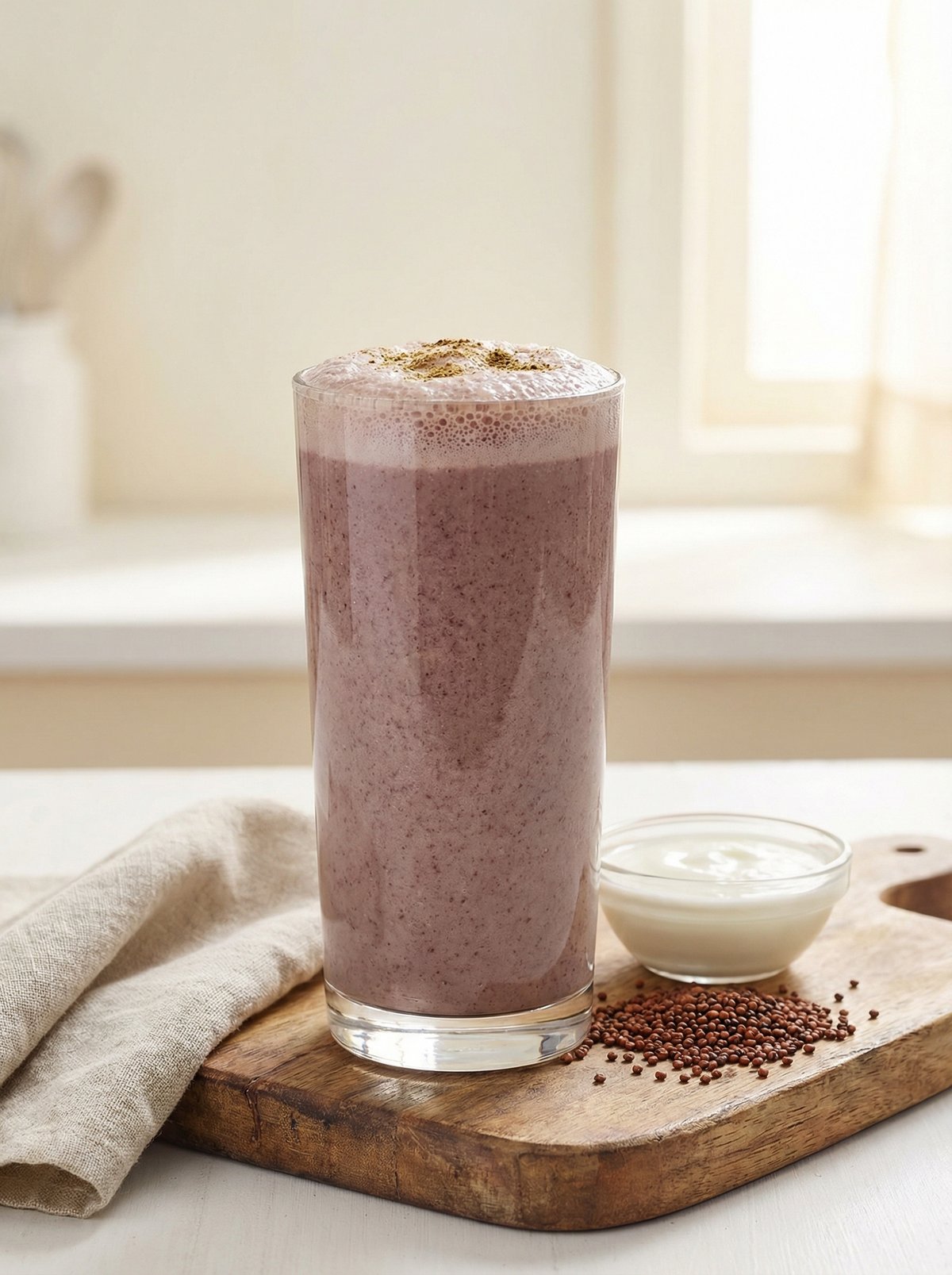 Ragi Malt Drink with Yogurt